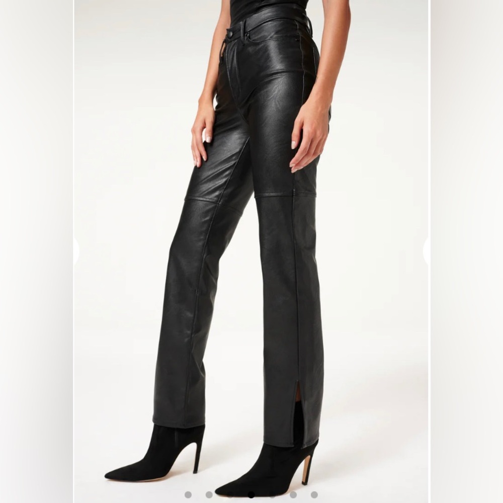 GOOD AMERICAN Better than Leather Good Boy Pant, Size 27/4
